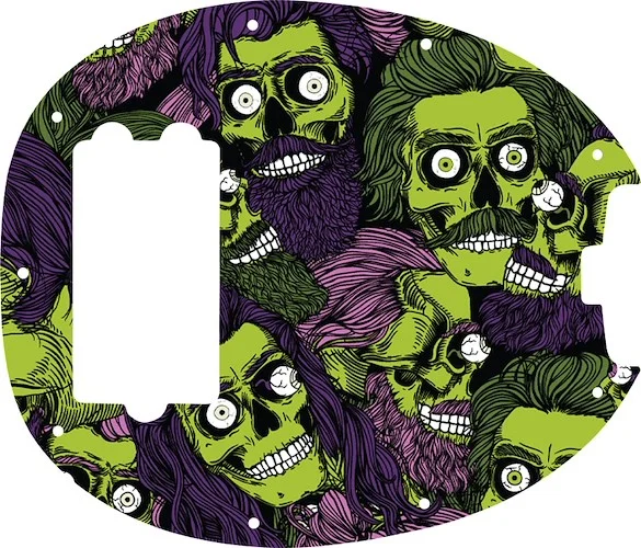 WD Custom Pickguard For Music Man StingRay Classic Bass #GHA02 Zombeard Graphic