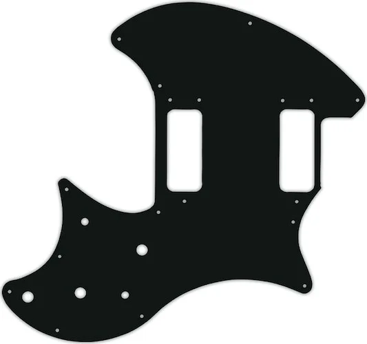 WD Custom Pickguard For Ovation Breadwinner #01A Black Acrylic