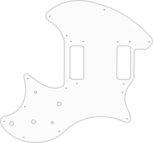 WD Custom Pickguard For Ovation Breadwinner #02 White
