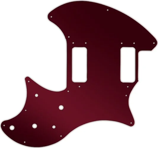 WD Custom Pickguard For Ovation Breadwinner #10R Red Mirror