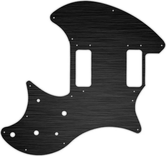 WD Custom Pickguard For Ovation Breadwinner #27T Simulated Black Anodized Thin