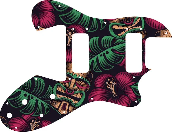 WD Custom Pickguard For Ovation Viper #GAL01 Aloha Tiki Graphic