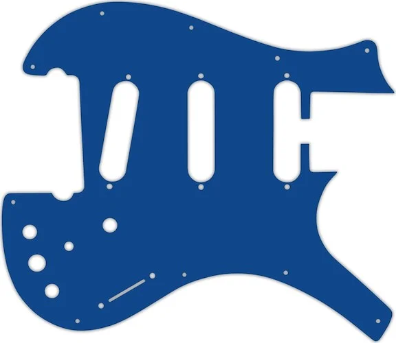 WD Custom Pickguard For Parker 3 Single Coil Nitefly V1 #08 Blue/White/Blue