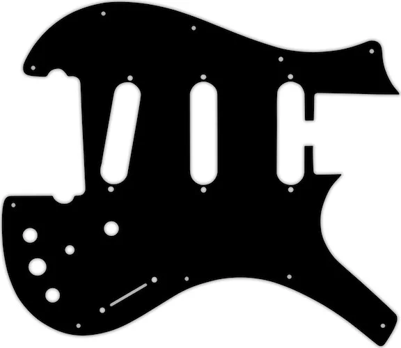 WD Custom Pickguard For Parker 3 Single Coil Nitefly V1 #38 Black/Cream/Black