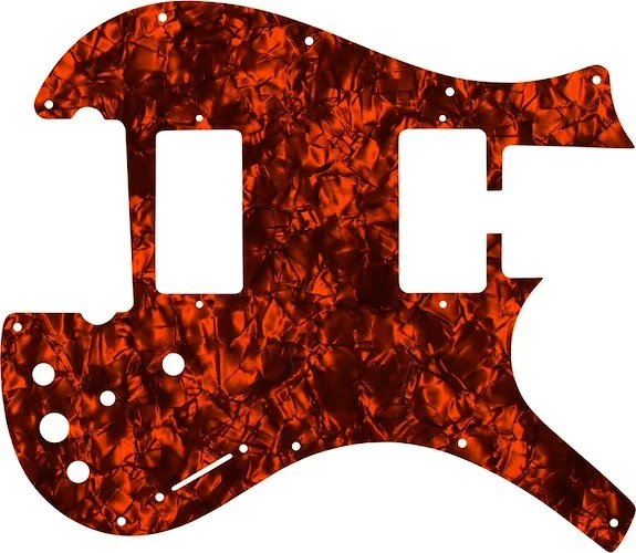 WD Custom Pickguard For Parker Dual Humbucker Nitefly M #28OP Orange Pearl/Black/White/Black