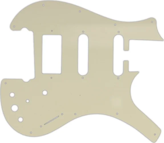 WD Custom Pickguard For Parker Dual Single Coil, Single Humbucker Nitefly SA #55 Parchment 3 Ply