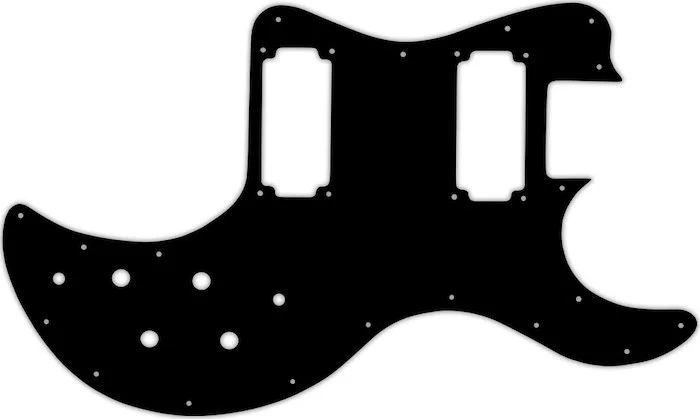 WD Custom Pickguard For Peavey T-60 #01 Black