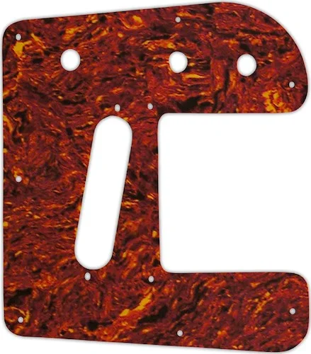 WD Custom Pickguard For Rogue RLS-1 Lap Steel Guitar #05W Tortoise Shell/White