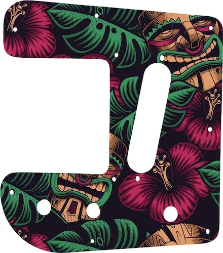 WD Custom Pickguard For Rogue RLS-1 Lap Steel Guitar #GAL01 Aloha Tiki Graphic