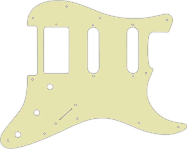 WD Custom Pickguard For Single Humbucker, Dual Single Coil Fender Stratocaster #34S Mint Green Solid
