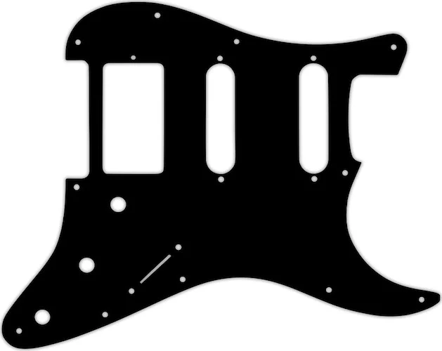 WD Custom Pickguard For Single Humbucker, Dual Single Coil Fender Stratocaster #38 Black/Cream/Black