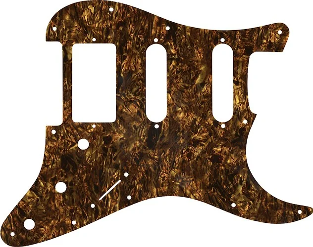 WD Custom Pickguard For Single Humbucker, Dual Single Coil Fender Stratocaster #28TBP Tortoise Brown Pearl