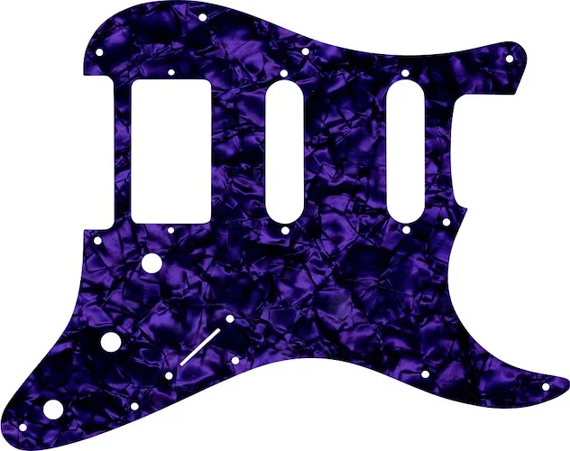 WD Custom Pickguard For Single Humbucker, Dual Single Coil Fender Stratocaster #28PR Purple Pearl