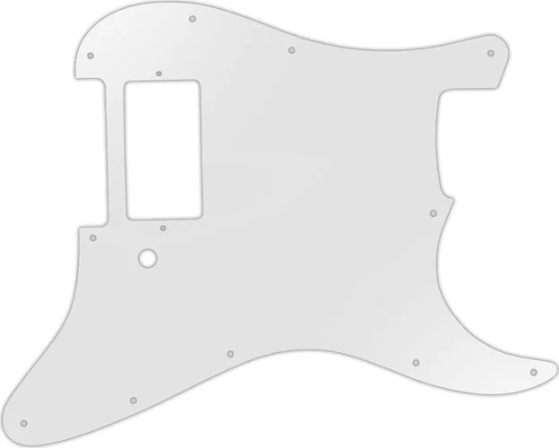 WD Custom Pickguard For Single Humbucker Fender Stratocaster #22 Translucent Milk White
