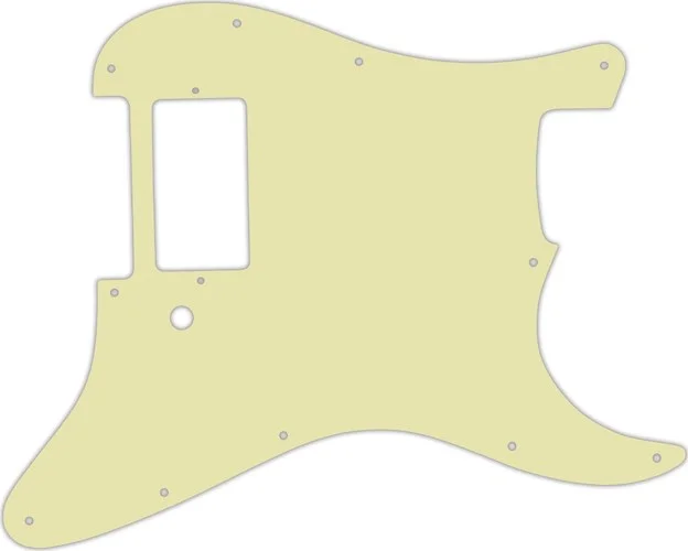WD Custom Pickguard For Single Humbucker Fender Stratocaster #34S Mint Green Solid
