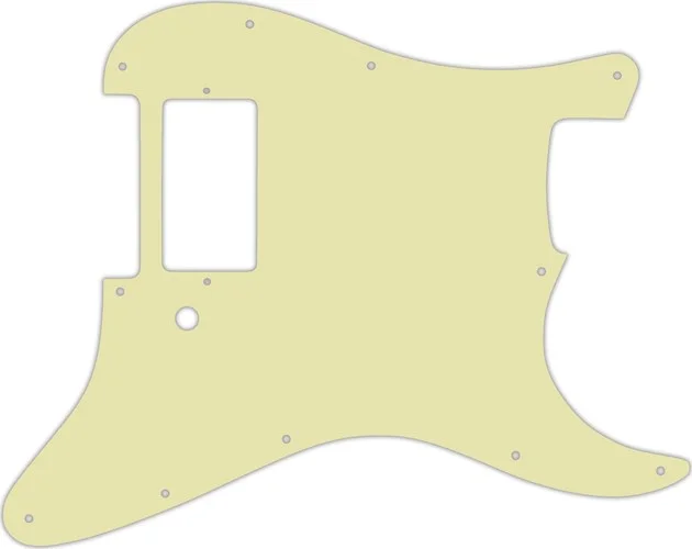 WD Custom Pickguard For Single Humbucker Fender Stratocaster #34T Mint Green Thin