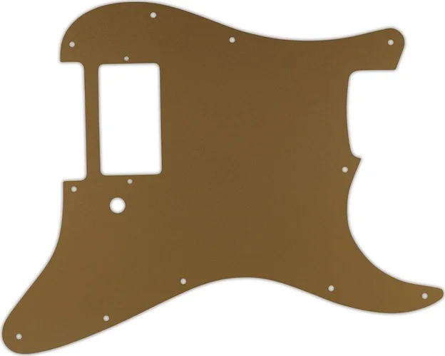WD Custom Pickguard For Single Humbucker Fender Stratocaster #59 Gold/Clear/Gold