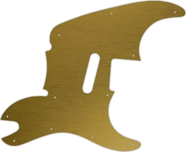 WD Custom Pickguard For Squier By Fender 2013-Present '51 #14 Simulated Brushed Gold/Black PVC