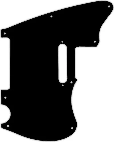 WD Custom Pickguard For Squier By Fender 2020 Paranormal Offset Telecaster #03P Black/Parchment/Blac