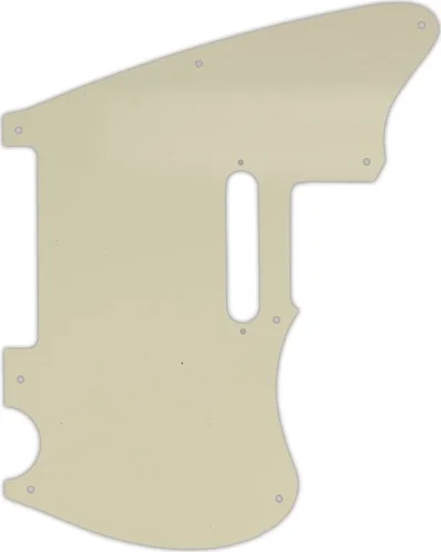 WD Custom Pickguard For Squier By Fender 2020 Paranormal Offset Telecaster #55S Parchment Solid