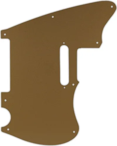 WD Custom Pickguard For Squier By Fender 2020 Paranormal Offset Telecaster #59 Gold/Clear/Gold
