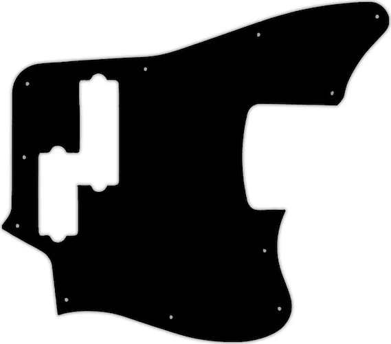 WD Custom Pickguard For Squier By Fender 5 String Vintage Modified Jaguar Bass V Special #01T Black 