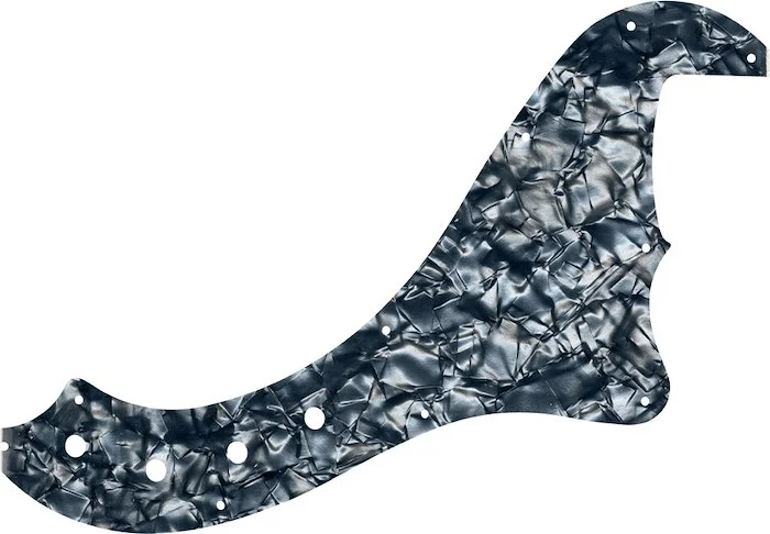 WD Custom Pickguard For Squier By Fender 5 String Deluxe Dimension Bass V #28SG Silver Grey Pearl