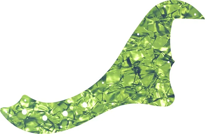 WD Custom Pickguard For Squier By Fender 5 String Deluxe Dimension Bass V #28DGR Dark Green Pearl
