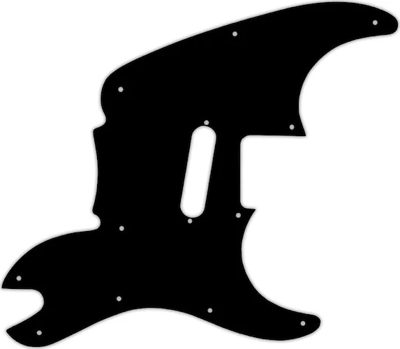 WD Custom Pickguard For Squier By Fender 2004-2006 '51 #03 Black/White/Black