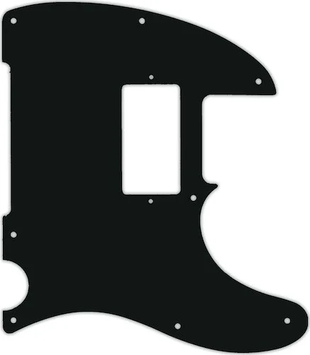 WD Custom Pickguard For Squier By Fender John 5 Signature Telecaster #01A Black Acrylic