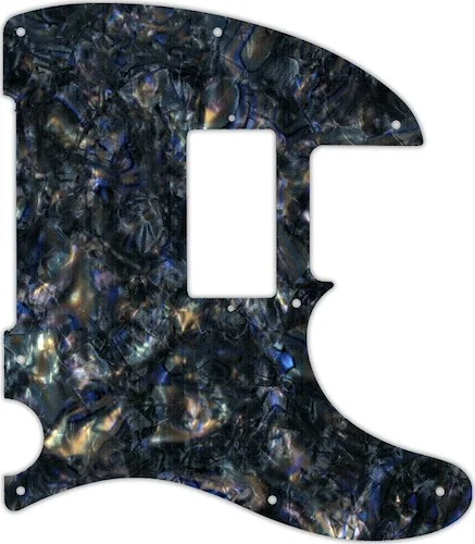 WD Custom Pickguard For Squier By Fender John 5 Signature Telecaster #35 Black Abalone