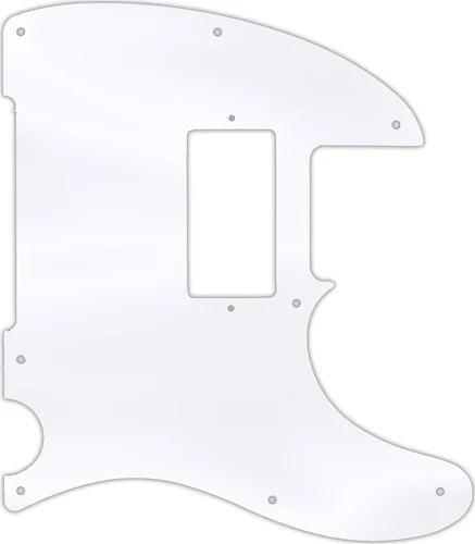WD Custom Pickguard For Squier By Fender John 5 Signature Telecaster #45 Clear Acrylic