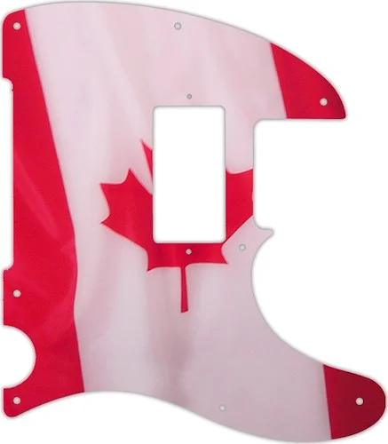 WD Custom Pickguard For Squier By Fender John 5 Signature Telecaster #G11 Canadian Flag Graphic