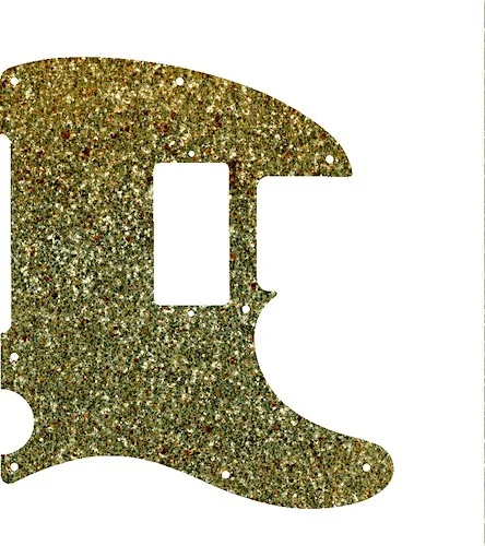 WD Custom Pickguard For Squier By Fender John 5 Signature Telecaster #60GS Gold Sparkle 
