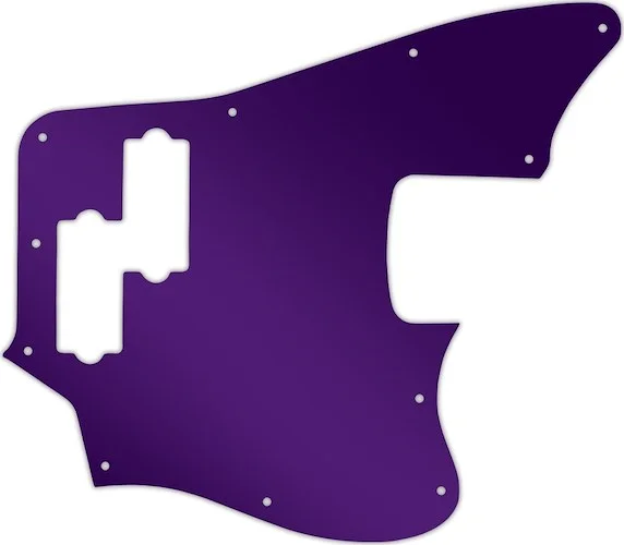 WD Custom Pickguard For Squier By Fender Vintage Modified Jaguar Bass #10PR Purple Mirror