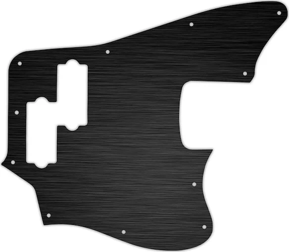 WD Custom Pickguard For Squier By Fender Vintage Modified Jaguar Bass #27T Simulated Black Anodized 