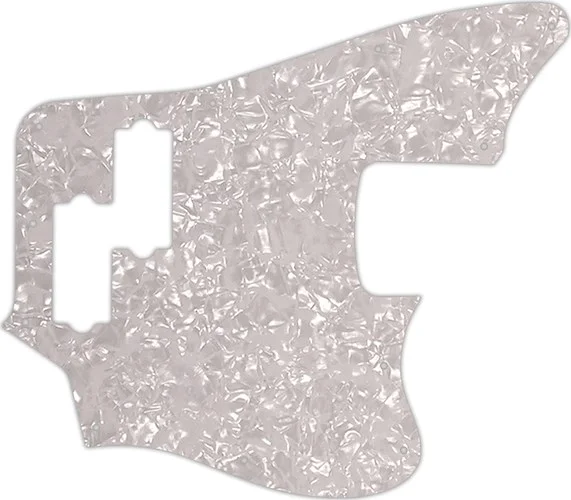 WD Custom Pickguard For Squier By Fender Vintage Modified Jaguar Bass #28 White Pearl/White/Black/Wh