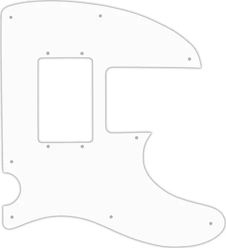 WD Custom Pickguard For Squier By Fender Vintage Modified Telecaster Bass Special #04 White/Black/Wh