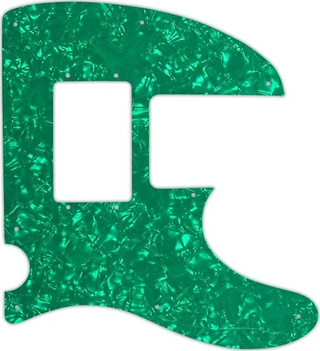 WD Custom Pickguard For Squier By Fender Vintage Modified Telecaster Bass Special #28GR Green Pearl/