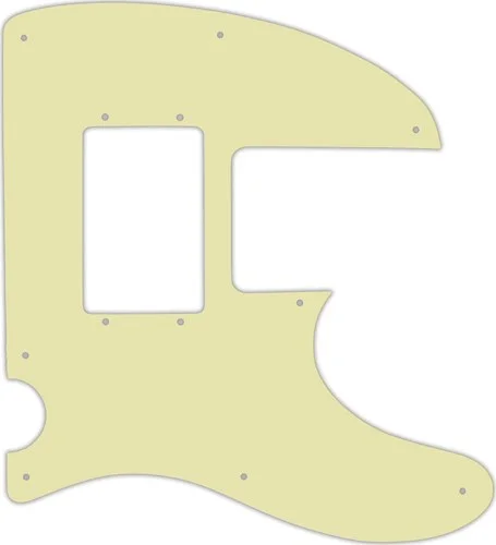 WD Custom Pickguard For Squier By Fender Vintage Modified Telecaster Bass Special #34S Mint Green So