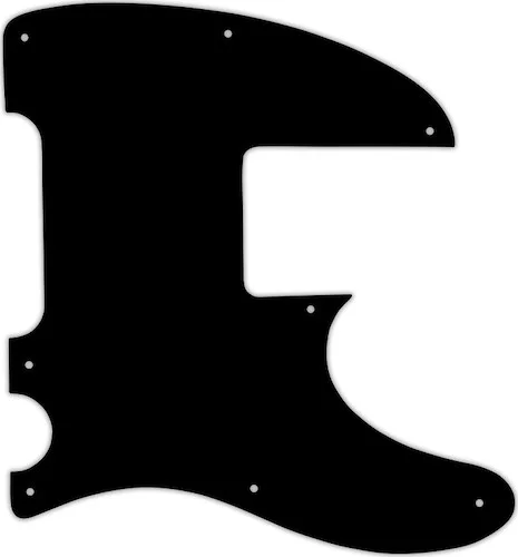 WD Custom Pickguard For Squier By Fender Vintage Modified Telecaster Bass #01T Black Thin