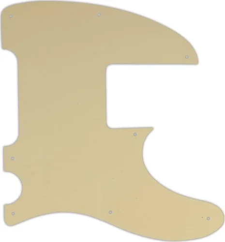 WD Custom Pickguard For Squier By Fender Vintage Modified Telecaster Bass #06 Cream