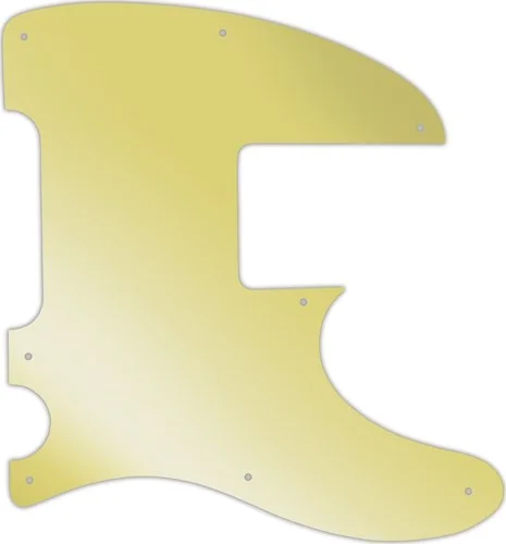WD Custom Pickguard For Squier By Fender Vintage Modified Telecaster Bass #10GD Gold Mirror