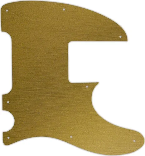 WD Custom Pickguard For Squier By Fender Vintage Modified Telecaster Bass #14 Simulated Brushed Gold