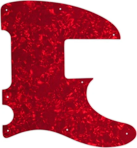 WD Custom Pickguard For Squier By Fender Vintage Modified Telecaster Bass #28R Red Pearl/White/Black