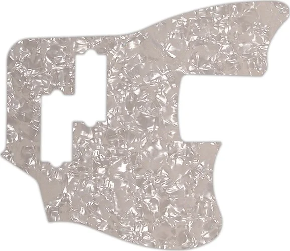 WD Custom Pickguard For Squier By Fender Vintage Modified Jaguar Bass Special SS #28A Aged Pearl/Whi