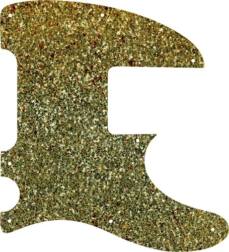 WD Custom Pickguard For Squier By Fender Vintage Modified Telecaster Bass #60GS Gold Sparkle 