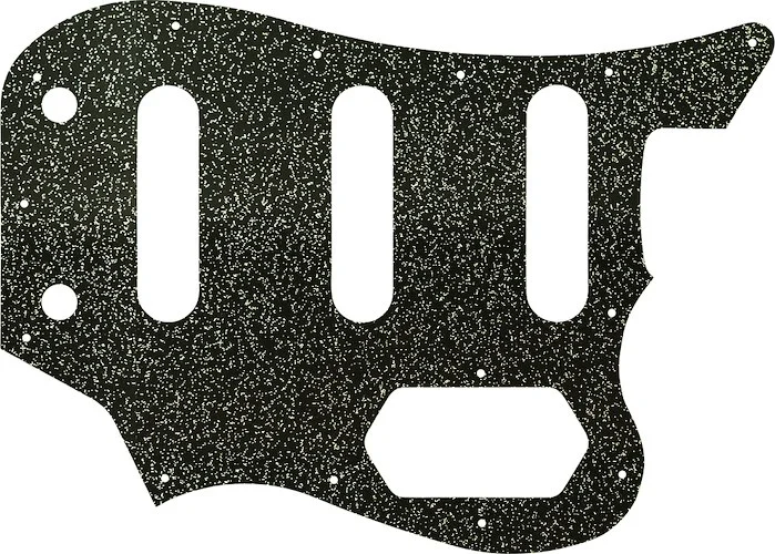 WD Custom Pickguard For Squier By Fender Vintage Modifed Bass VI #60BS Black Sparkle 