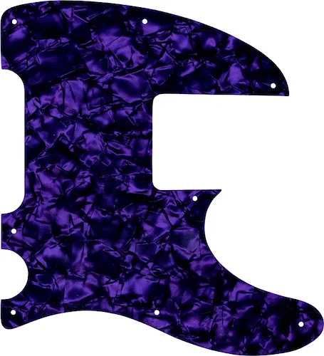WD Custom Pickguard For Squier By Fender Vintage Modified Telecaster Bass #28PR Purple Pearl