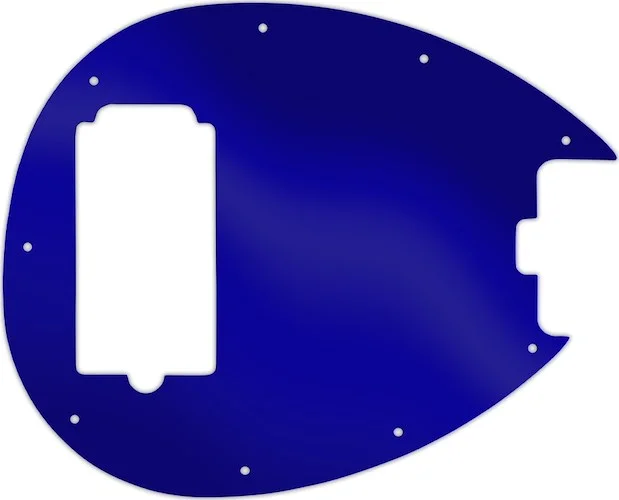 WD Custom Pickguard For Sterling By Music Man SB14 Bass #10DBU Dark Blue Mirror